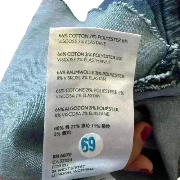 Free People Highlands Denim Mini Skirt Size 8 - Picture 7 of 9